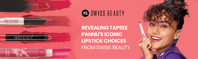 Revealing Taapsee Pannu's Iconic Lipstick Choices From Swiss Beauty