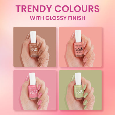 Trendy Nudes Color Splash Nail Paint