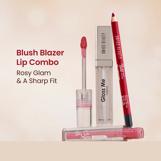 Blush Blazer Lip Combo