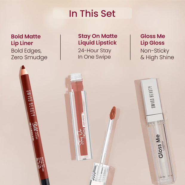 Cinnamon Corset Lip Combo