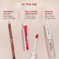 Coral Lace Lip Combo