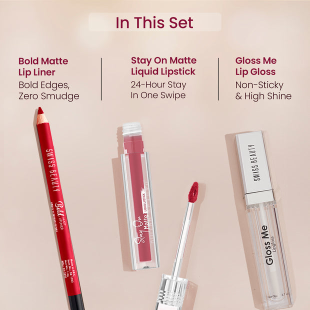 Blush Blazer Lip Combo