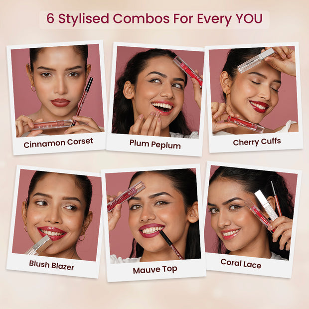 Cinnamon Corset Lip Combo