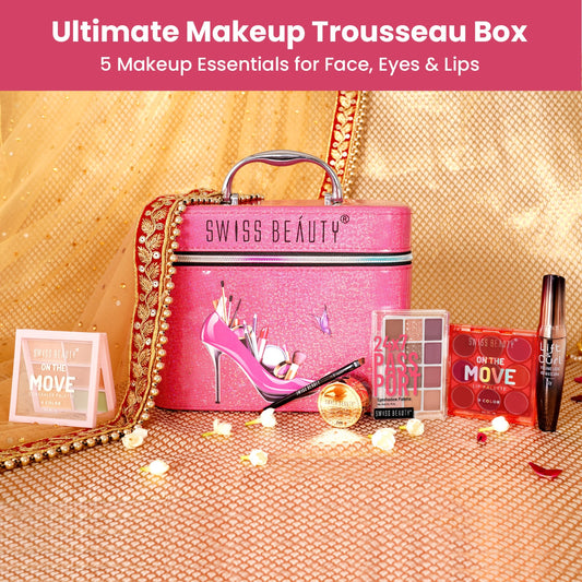 ultimate makeup trousseau box with FREE Trunk vanity (worth Rs 1599)