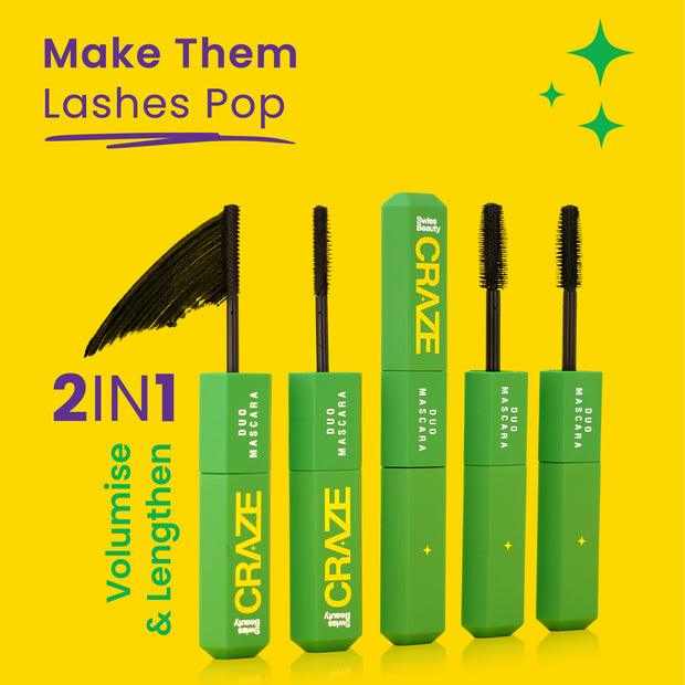 Craze Duo Mascara Black