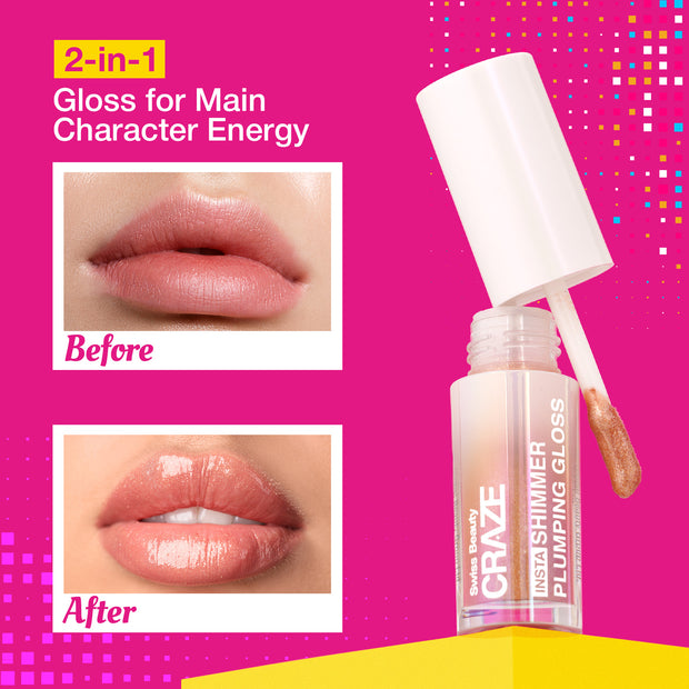 CRAZE Insta Shimmer Plumping Gloss