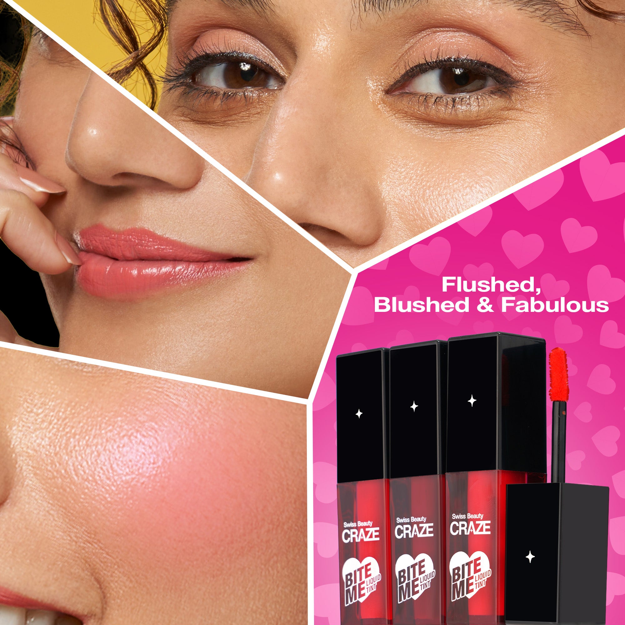 Buy Swiss Beauty CRAZE Bite Me Liquid Tint | BUY5 @ 1199