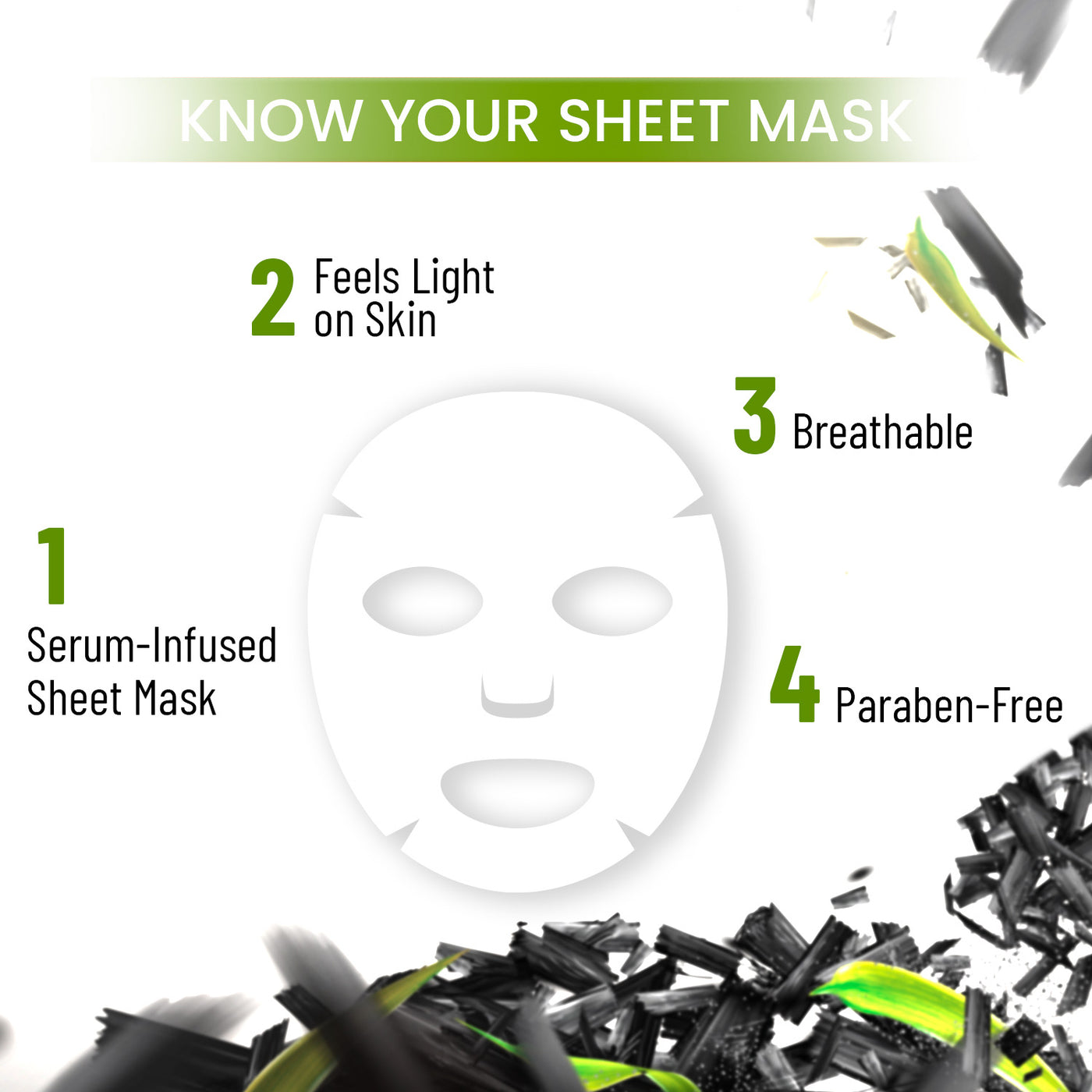 Charcoal & Bamboo Sheet Mask.