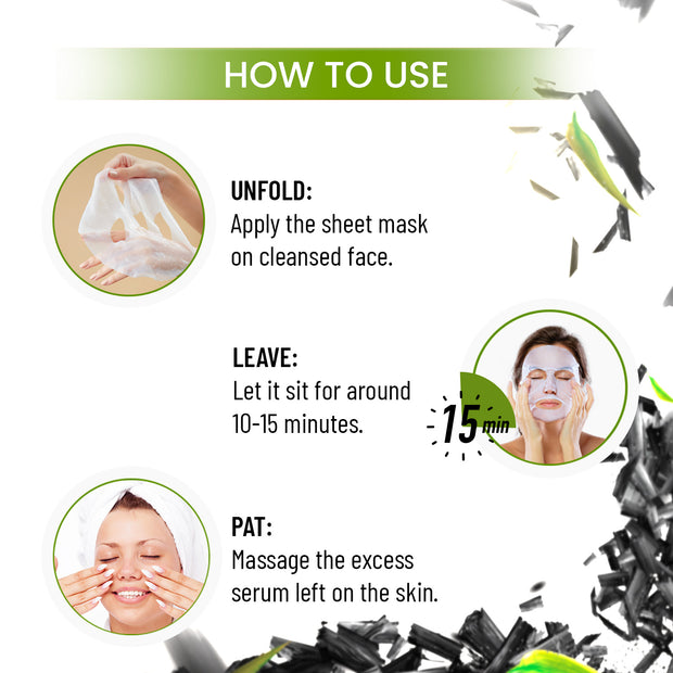 Charcoal & Bamboo Sheet Mask.