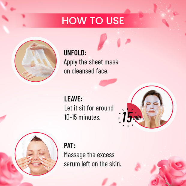 Rose & Collagen Sheet Mask