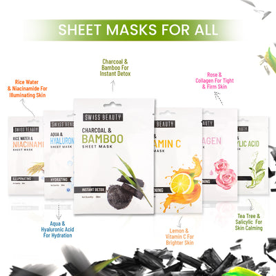 Charcoal & Bamboo Sheet Mask.