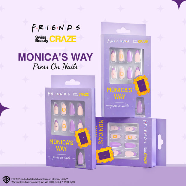 Craze Monica's Way Press On Nails