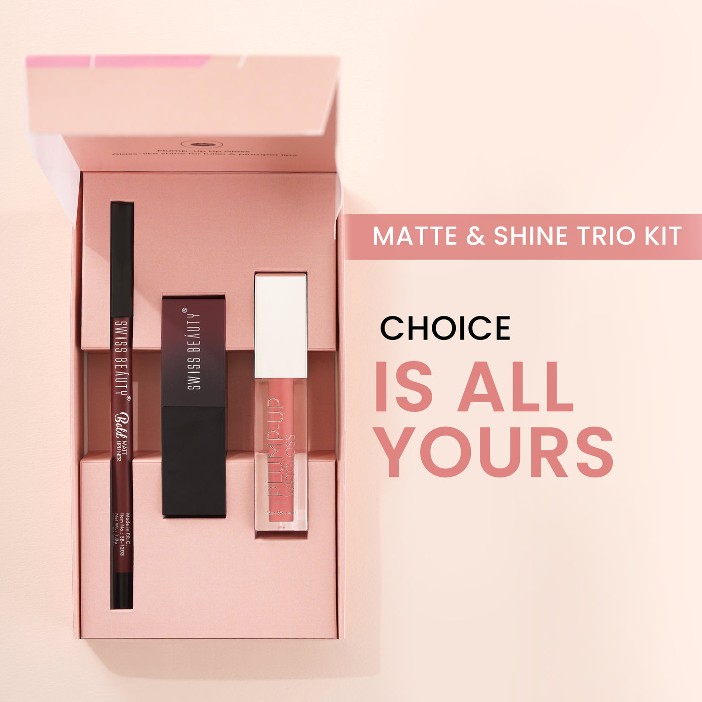 MATTE AND SHINE TRIO MAKEUP KIT