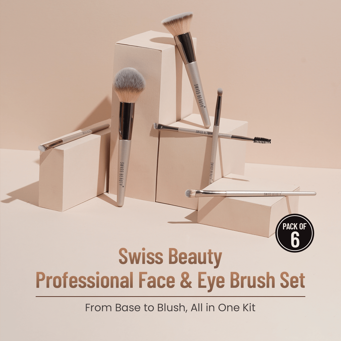 Professional Face & Eye Brush Set Makeup kIt