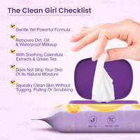 CRAZE  Monica Clean  Makeup Remover Wipes