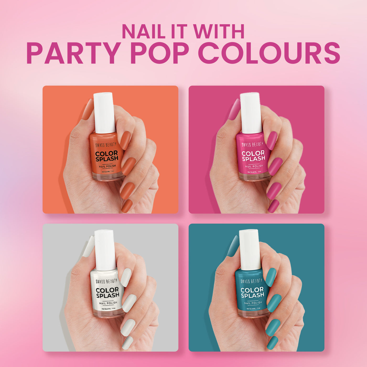 Party Pop’ins Color Splash Nail Paint