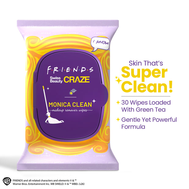 CRAZE  Monica Clean  Makeup Remover Wipes