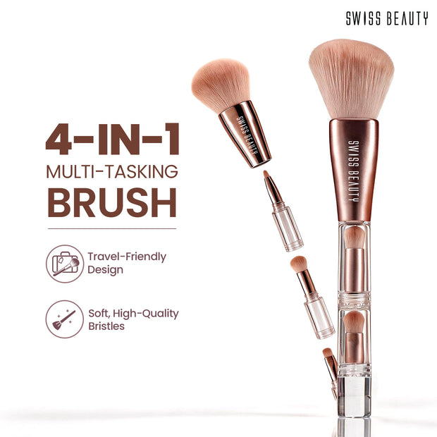 Take Me Anywhere 4-in-1 Makeup Brush