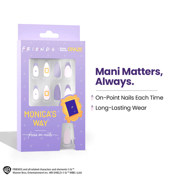 Craze Monica's Way Press On Nails