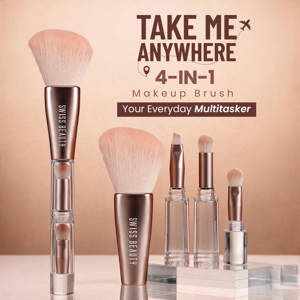 Take Me Anywhere 4-in-1 Makeup Brush