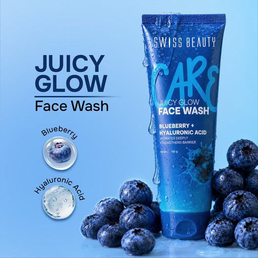 Swiss Beauty-Care Juicy Glow Face Wash Blueberry + Hyaluronic Acid - 2