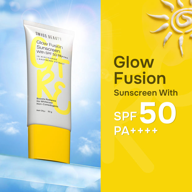 Care Glow Fusion Sunscreen With SPF 50 PA++++