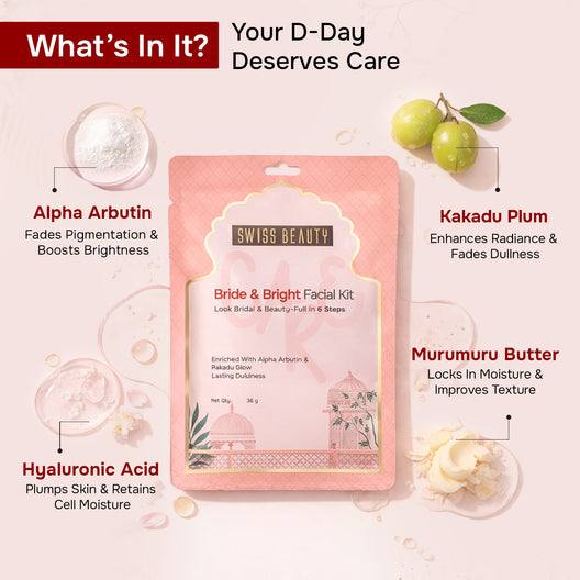 Swiss Beauty - Care Bride & Bright Facial Kit - 4