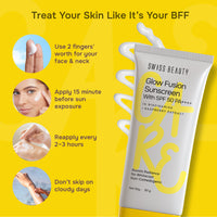 Care Glow Fusion Sunscreen With SPF 50 PA++++