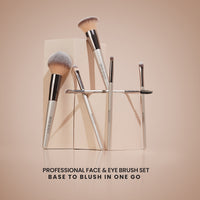 Professional Face & Eye Brush Set