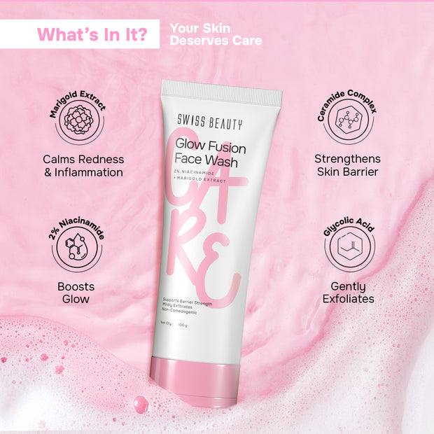 Care Glow Fusion Face Wash
