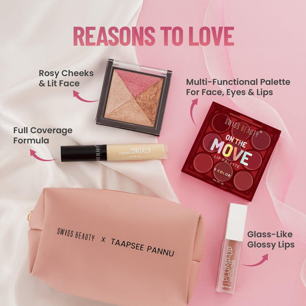 Taapsee Signature Kit (FREE kit worth Rs 499) - Swiss Beauty