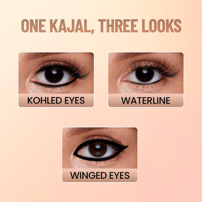 You & Eye Power Black Kajal - Twin pack - Swiss Beauty