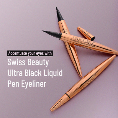 ULTRA BLACK LIQUID PEN EYELINER - Swiss Beauty