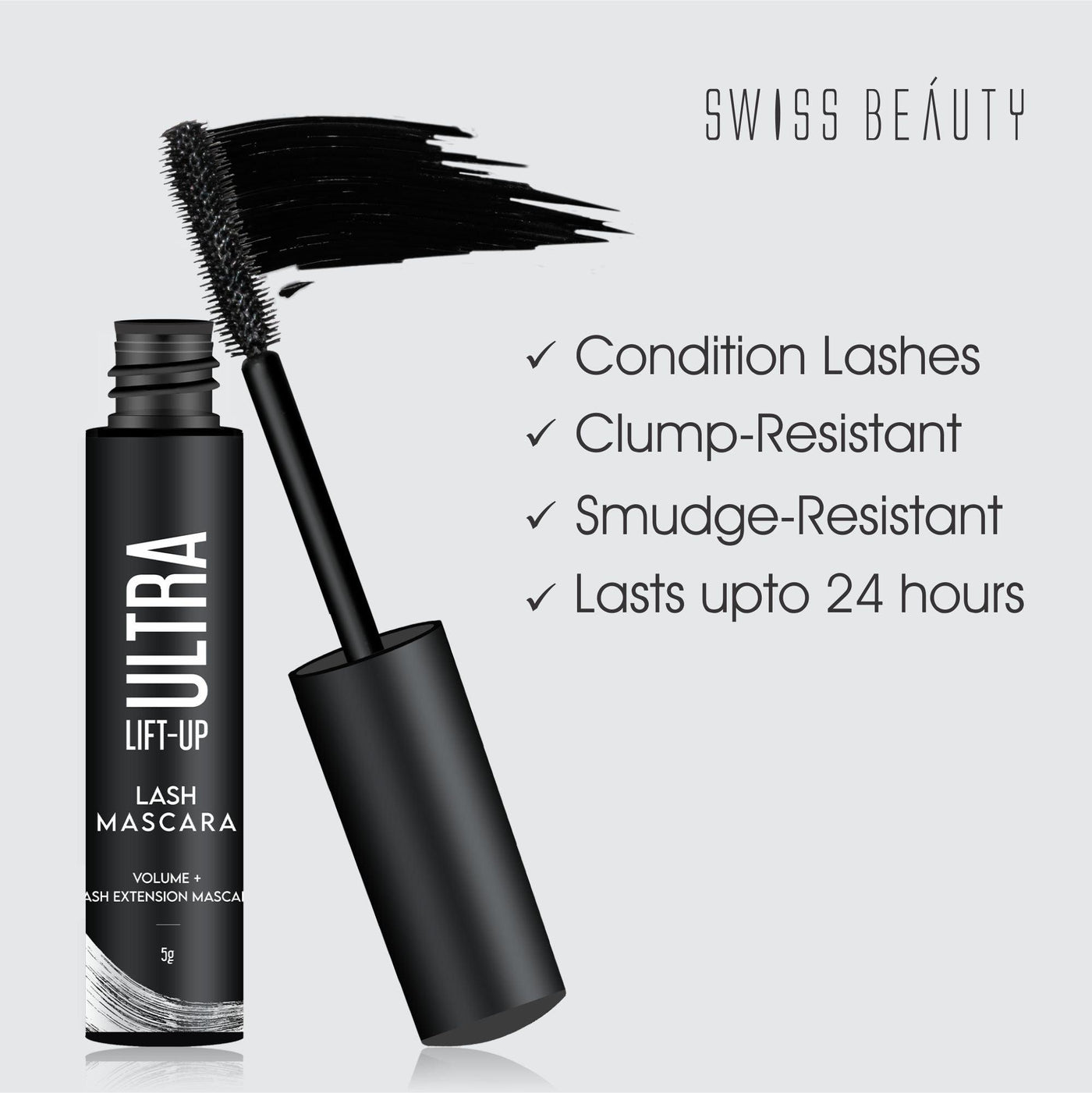Ultra Lift-Up Lash Mascara - Swiss Beauty