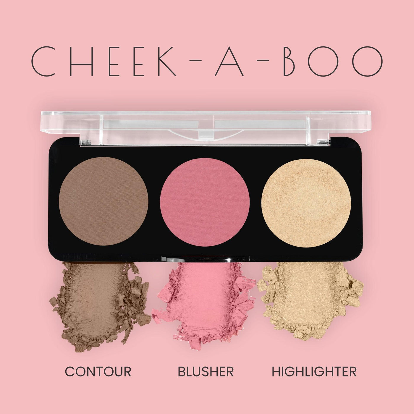 Buy Swiss Beauty Cheek-a-boo 3-in-1 Face Palette With Blusher