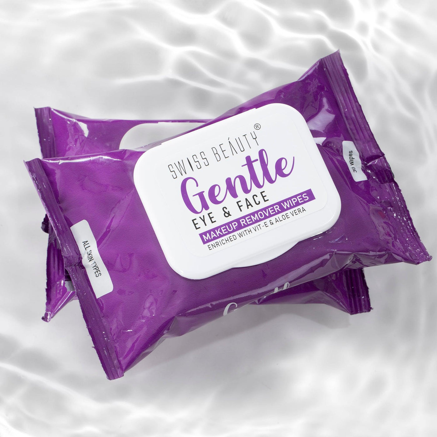 Gentle Eye And Face Makeup Remover Wipes - Swiss Beauty
